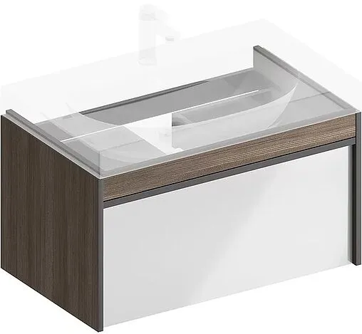 Тумба под умывальник подвесная Kerama Marazzi Modula 80 арабика MO.80.1+1\AR