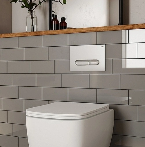 Клавиша смыва для унитаза IDDIS Unifix 070 UNI70M0i77 хром матовый