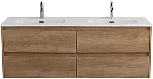 Тумба-умывальник подвесная BelBagno KRAFT 140 Cemento Grigio KRAFT-1400-4C-SO-2-CG+BB1400-2-ETL Тумба-умывальник подвесная BelBagno KRAFT 140 Cemento Grigio KRAFT-1400-4C-SO-2-CG+BB1400-2-ETL, 3