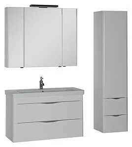 Шкаф-зеркало Aquanet Орлеан 105 белый 00183078 Шкаф-зеркало Aquanet Орлеан 105 белый 00183078, 3