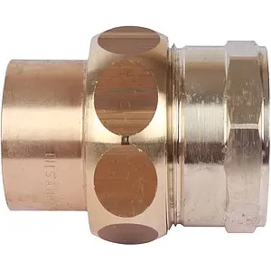 Американка пайка прямая переходная (коническое уплотнение) 54мм x 2&quot;в Sanha 4340g 14340542, 5