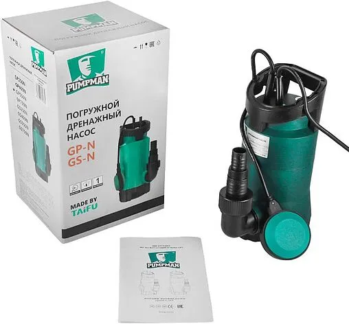 Насос дренажный Q=10.9м³/ч H=7.5м Pumpman GP550N