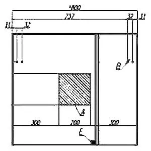 Шкаф-зеркало Aquaton Ондина 80 R белый 1A183502OD010 Шкаф-зеркало Aquaton Ондина 80 R белый 1A183502OD010, 2