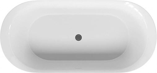 Ванна акриловая отдельностоящая Aquanet Family Smart 170x78 Gloss Finish белый/панель Black matte 88778-GW-MB