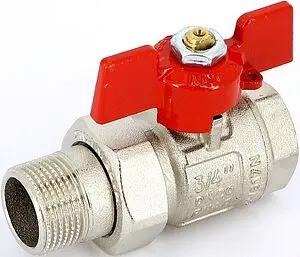 Кран шаровый с американкой ¾&quot;в x ¾&quot;н Uni-fitt 113T3000, 1