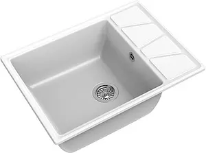 Мойка кухонная GranFest Vertex V-680L иней Мойка кухонная GranFest Vertex V-680L иней, 1