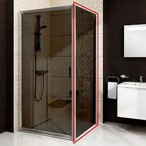 Боковая стенка 900мм тонированное стекло Ravak Blix BLPS-90 9BH70C00ZH, 3