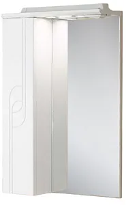 Шкаф-зеркало Aquaton Панда 50 L белый 1A007402PD01L, 1