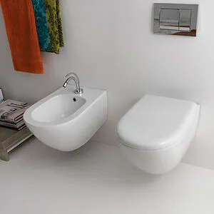 Биде подвесное Kerasan Aquatech белый 372401*1 Биде подвесное Kerasan Aquatech белый 372401*1, 3