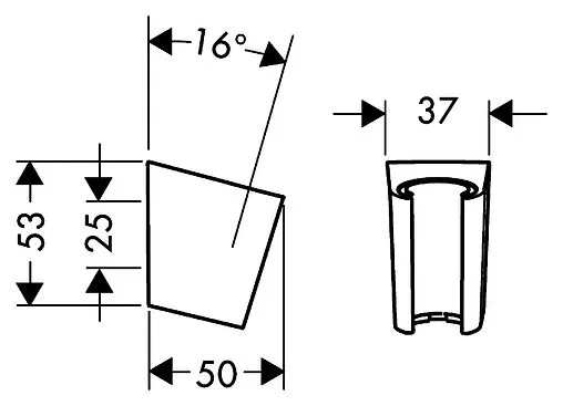 Держатель ручного душа Hansgrohe Porter'S хром 28331000