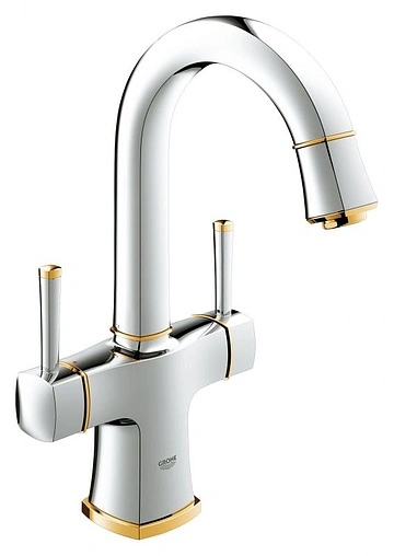 Смеситель для раковины Grohe Grandera хром/золото 21107IG0