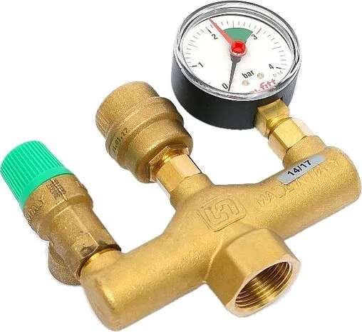 Группа безопасности котла до 50 кВт 1&quot; 3 бар Uni-Fitt 252G4530