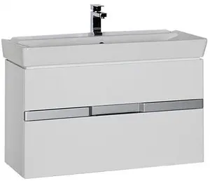 Тумба-умывальник Aquanet Виго 100 белый 00183403+00168784 Тумба-умывальник Aquanet Виго 100 белый 00183403+00168784, 1
