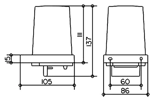 Дозатор для жидкого мыла Keuco Edition 11 хром/белый 11152019000