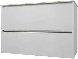 Тумба-умывальник подвесная Allen Brau Activity 100 белый/олива браш 1.34014.WM+, 3