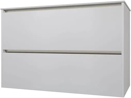 Тумба-умывальник подвесная Allen Brau Activity 100 белый/олива браш 1.34014.WM+