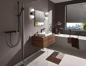 Смеситель для душа Hansgrohe Vivenis чёрный матовый 75620670 Смеситель для душа Hansgrohe Vivenis чёрный матовый 75620670, 4