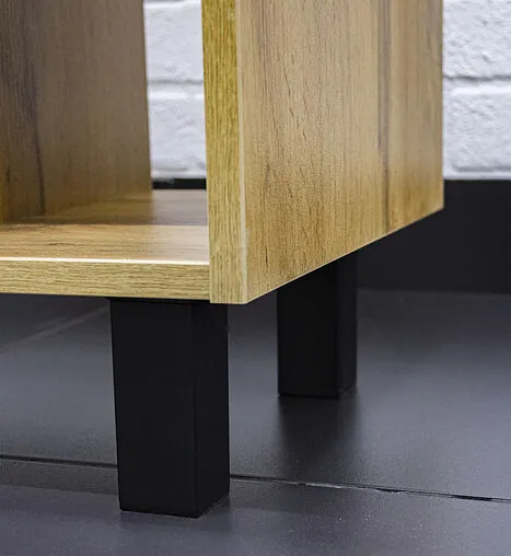 Тумба-умывальник напольный Домино Craft 60 графит/дуб вотан DCr2201T+4640021060773