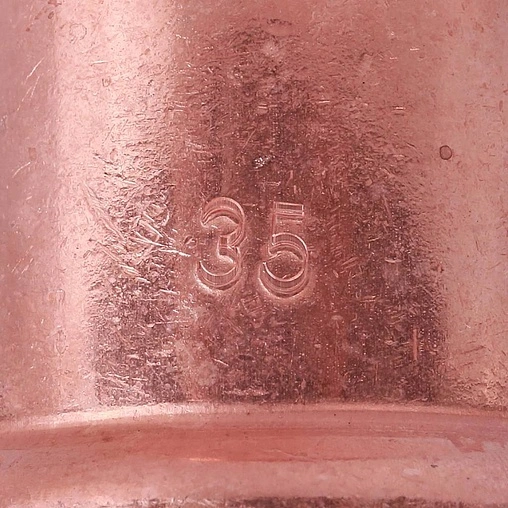 Муфта пресс соединительная двухраструбная 35мм Sanha 6270 1627035