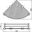 Полка Jaquar Continental чёрный матовый ACN-BLM-1173