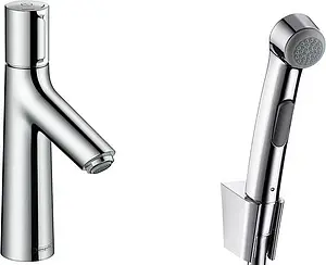 Смеситель для раковины с гигиеническим душем Hansgrohe Talis Select S 100 хром 72291000 Смеситель для раковины с гигиеническим душем Hansgrohe Talis Select S 100 хром 72291000, 1