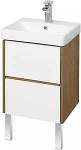 Тумба-умывальник Aquaton Сканди 45 белый/дуб рустикальный 1A2516K0SDZ90 Тумба-умывальник Aquaton Сканди 45 белый/дуб рустикальный 1A2516K0SDZ90, 4