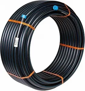 Труба ПНД питьевая Джилекс 25 x 1.6 мм SDR17 РЕ100 черная бухта 50м 9488, 1