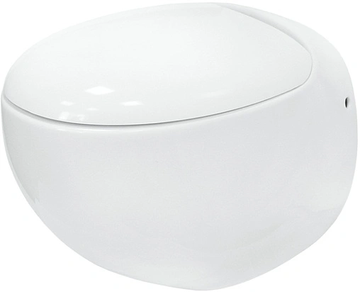 Унитаз подвесной безободковый Sanita Luxe Ringo Rimless белый WC.WH/Ringo/DM.Rim/WHT.G/S1