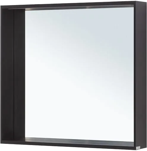 Зеркало с подсветкой Allen Brau Priority 75x80 чёрный браш 1.32018.BB