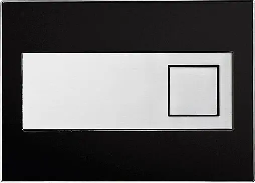 Комплект 6 в 1 Pestan Fluenta Basic SET40006460DB с кнопкой Diamond кнопки/белый, рамка/черный