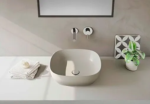 Раковина VitrA Outline Recycled 57 тауп матовый 7994B066-0016