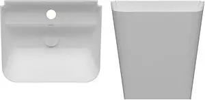 Раковина ISVEA Sott'Aqua 50 белый 10SQ37002SV, 1