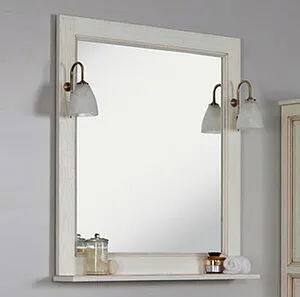 Зеркало Aquaton Жерона 85 белое золото 1A158702GEM40, 3