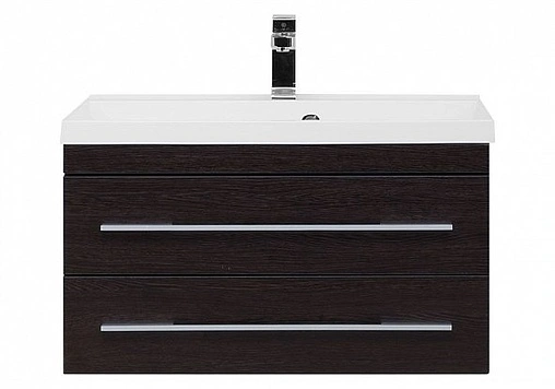 Тумба под умывальник подвесная Aquanet Нота 75 венге 00171488