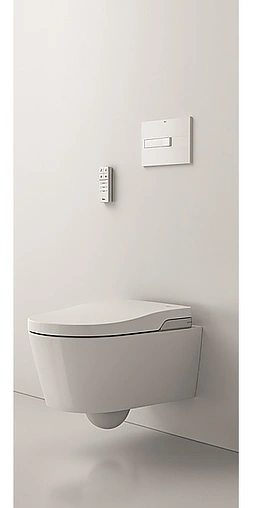 Умный унитаз-биде подвесной безободковый Roca Inspira in-wash белый 803060001