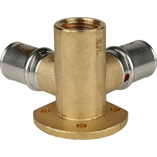 Водорозетка пресс проходная 20мм x ½"в x 20мм APE AP154D 12x20