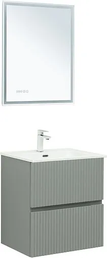 Тумба-умывальник Aquanet Джейн 60 мисти грин 00313316+