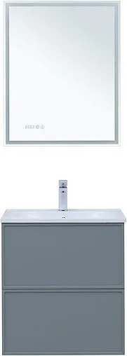 Тумба-умывальник Aquanet Арт 60 мисти грин 00313274+00306390