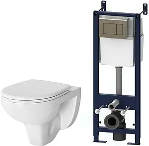 Комплект 6 в 1 Am.Pm Sense IS374A1738 с кнопкой хром глянцевый, 1