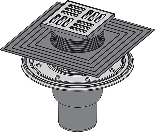 Трап вертикальный Set AlcaPlast 100x100мм APV2324 Трап вертикальный Set AlcaPlast 100x100мм APV2324