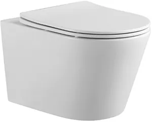 Унитаз подвесной безободковый Aquatek Вега белый матовый AQ1905-MW, 1