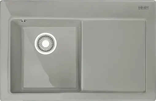 Мойка кухонная Franke Mythos MTK 611-78 L жемчужный серый 124.0433.448