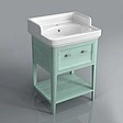 Тумба-умывальник напольная Kerama Marazzi Provence 60 декапе зелёный PR.60\GR+Po.wb.60