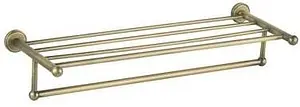 Полка для полотенец Aquanet золото 4662 Полка для полотенец Aquanet золото 4662, 1