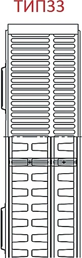Радиатор стальной панельный ROMMER Compact тип 33 500 x 700 мм RRS-2010-335070