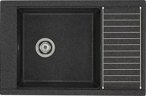 Мойка кухонная Aquaton Делия 78.7 графит 1A715132DE210 Мойка кухонная Aquaton Делия 78.7 графит 1A715132DE210