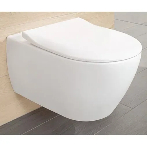 Унитаз подвесной безободковый Villeroy&amp;Boch Subway 2.0 CeramicPlus белый 5614R2R1