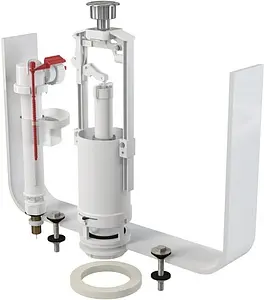 Комплект арматуры для бачка однорежимный ⅜" латунь нижний AlcaPlast SA2000SK ⅜" Комплект арматуры для бачка однорежимный ⅜" латунь нижний AlcaPlast SA2000SK ⅜", 1