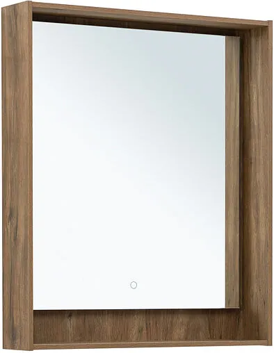 Зеркало с подсветкой Aquanet Милан 70 дуб рустикальный 00336399