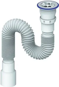 Сифон гофрированный для мойки Unicorn D220 Сифон гофрированный для мойки Unicorn D220, 1